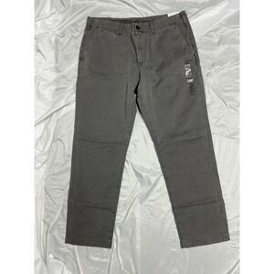 NWT American Eagle Mens Original Straight Lived In Khaki Flex Pants Gray 38x32